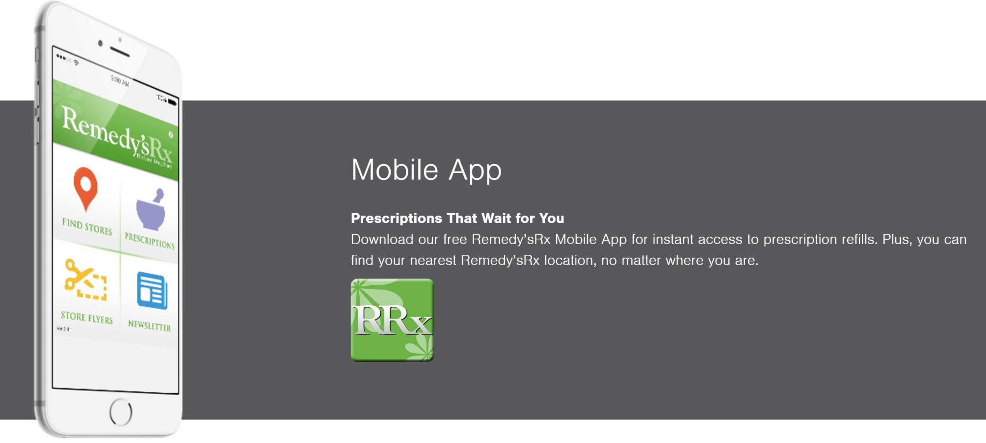 Download Remedy's RX app for easy prescriptions
